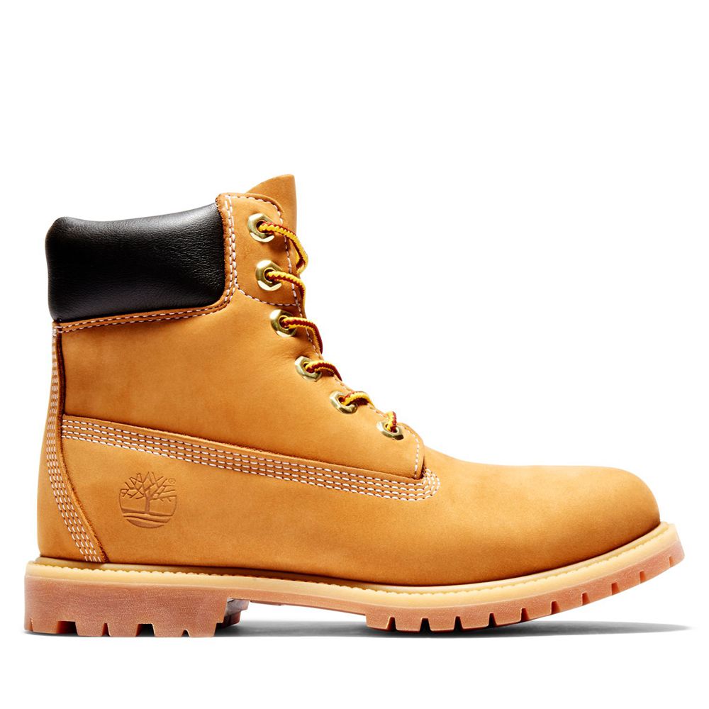 Timberland 6-Inch Μποτακια Γυναικεια Καφε - Premium Waterproof - Greece 7695418-TJ